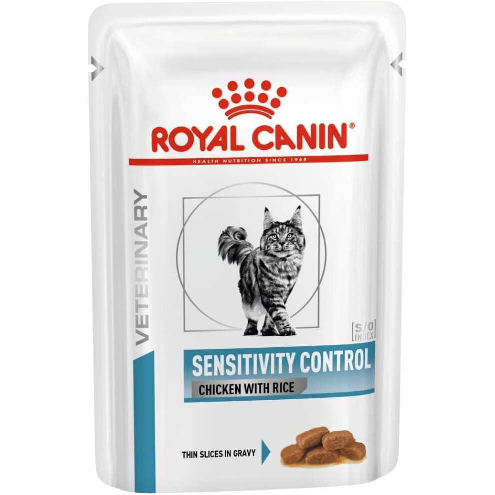 Sensitivity Control Cat Wet 12 x 100g - Chicken & Rice Pouch