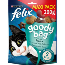 Goody Bag Cat Treats Seaside Mix 200g, Pack of 5