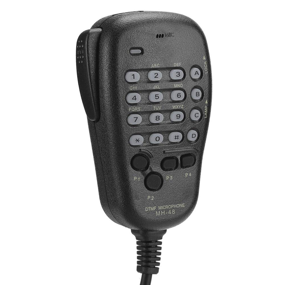 Handheld Microphone - Mh-48 Dtmf 6Pin Handheld Microphone For Yaesu Radio Station Backlit Microphone 8365880537414