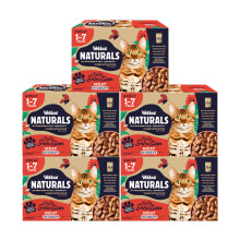 Complete Adult Wet Cat Food, 60 x Meat in Gravy Variety Pack - Made with Natural Ingredients and No Nasties (60 x 100g