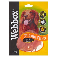 Chicken Fillets Dog Treats 100g (PACK OF 6)