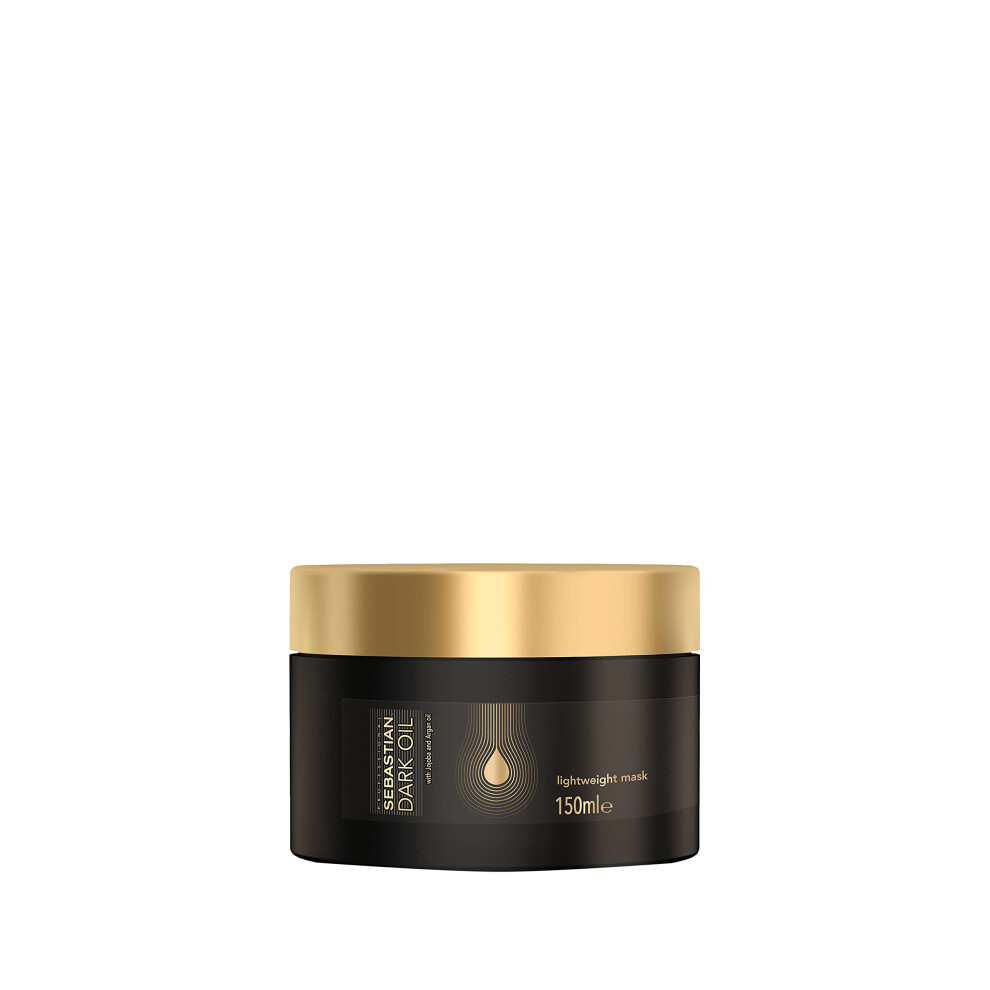 Sebastian Dark Professional Oil Lightweight Deeply Nourishing Hair Mask, For Silky, Smooth And Shiny Hair, Add Natural Body, For