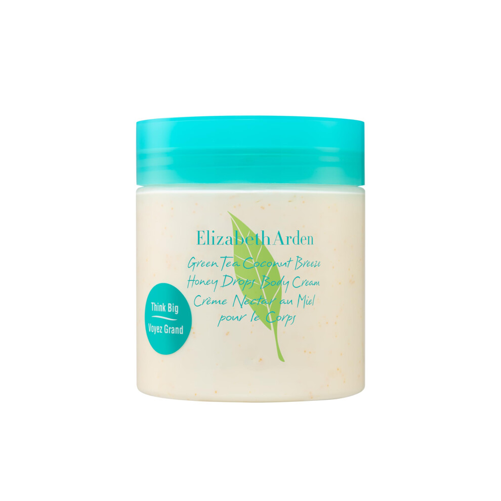 Green Tea Coconut Breeze Honey Drops Body Cream (500ml) Citrus, Floral & Fruity Fragrance, Hydrating Perfumed Body Cream