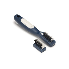 Doodles Dog Grooming De-Matting Tool, Heat Treated Micro Serrated Blades, Left & Right Hand Use, for Poodle Crossbreeds,