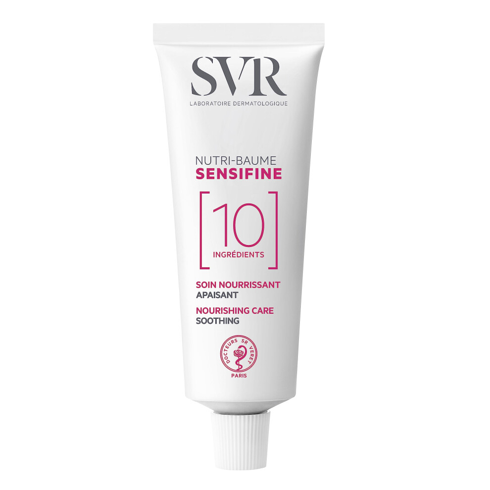 Svr Sensifine Nutri-Baume Nourishing Rich Face Balm For Hypersensitive, Reactive, Dry Skin - Squalane And Shea Butter 24Hr