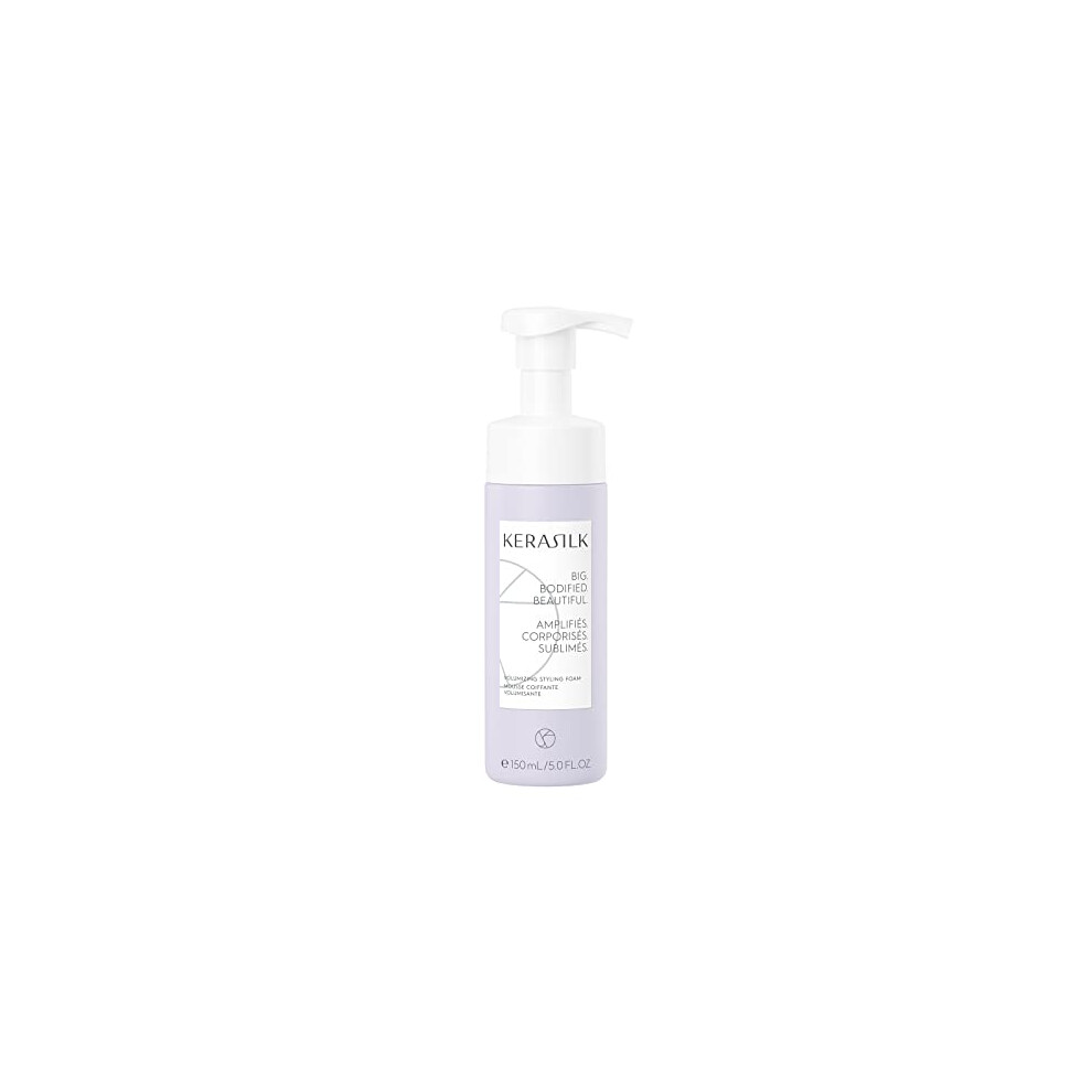 Kerasilk Volumizing Foam, All Hair Types, Vegan Formula, Heat Protection, 150Ml