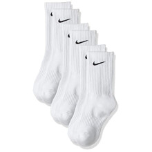 SX7664-100 Everyday Cushioned Socks Unisex Adult WHITE/BLACK Size S