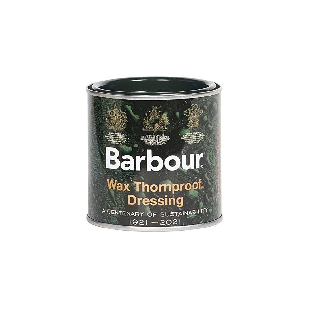 Barbour Barbthr-1_Sml Thornproof Wax Dressing Tin 200Ml - Original Formula, Weatherproof & Water-Resistant