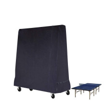 Premium Table Tennis Cover Waterproof Ping Pong Table Cover for Outdoor and Indoor Black (18570165cm)