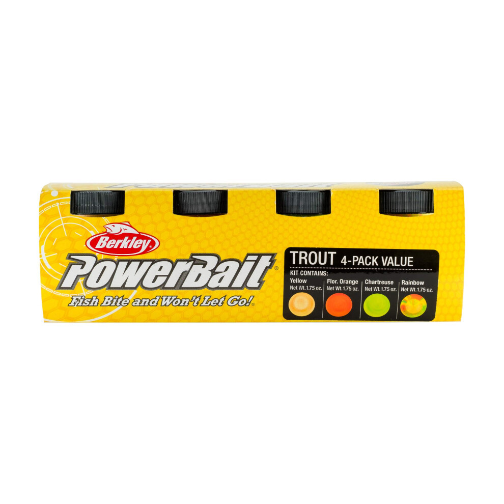 PowerBait Trout Bait Assortment 50g, Fishing Hook, Dough, Spinfishing, Trout, Unisex, Assorted