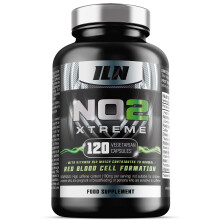 NO2 Xtreme - Nitric Oxide Supplement - Pump Pre Workout Tablets - with L Arginine, Niacin and Caffeine - Vegetarian &