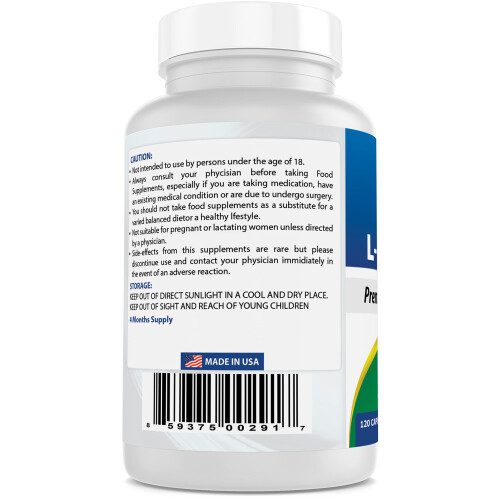 Acetyl L-Carnitine 500 mg 120 Capsules 2