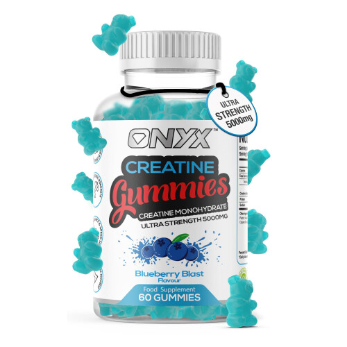 Creatine Monohydrate Gummies 5000mg - Workout Gym Supplement - 60 Creatine Gummies