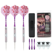 DHOLE Steel Tip Ladies Darts with Aluminum Shafts, 23 Grams F1206