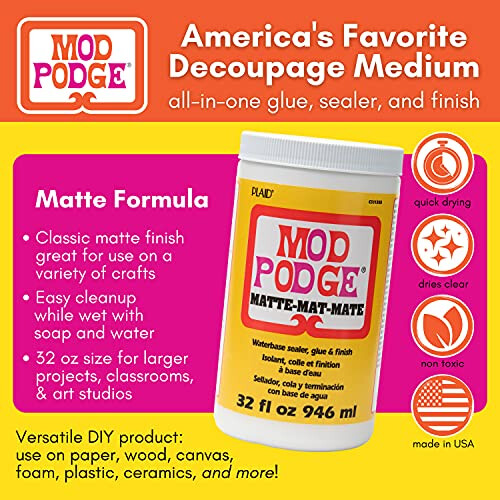Mod Podge Finitura Opaca-32oz 1