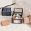 3 Pack Storage Boxes with Lids Foldable - Wardrobe Organiser Storage Cubes with Transparent Window Fabric Storage 8