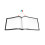QWORK 10Pcs A4 Magnetic Frames, Adhesive Magnetic Display Frame, Black, for Ads, Notices, Documents 3