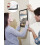 QWORK 10Pcs A4 Magnetic Frames, Adhesive Magnetic Display Frame, Black, for Ads, Notices, Documents 2