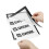 QWORK 10Pcs A4 Magnetic Frames, Adhesive Magnetic Display Frame, Black, for Ads, Notices, Documents 4
