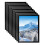 QWORK 10Pcs A4 Magnetic Frames, Adhesive Magnetic Display Frame, Black, for Ads, Notices, Documents 1