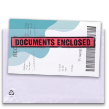 1000 x A6 Printed Document Enclosed Wallet (158 x 110 mm) | Peel & Seal Clear Plastic Envelopes/Sleeves/Pockets/Wallets