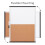 Amazon Magnetic Dry Erase Combo Rectangular Board, plastic/aluminium frame, White/ Yellow, 43.2 cm x 58.4 cm 2