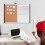 Amazon Magnetic Dry Erase Combo Rectangular Board, plastic/aluminium frame, White/ Yellow, 43.2 cm x 58.4 cm 6