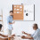 Amazon Magnetic Dry Erase Combo Rectangular Board, plastic/aluminium frame, White/ Yellow, 43.2 cm x 58.4 cm 5