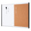 Amazon Magnetic Dry Erase Combo Rectangular Board, plastic/aluminium frame, White/ Yellow, 43.2 cm x 58.4 cm 1