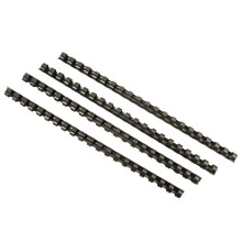 Plastic Binding Combs, 21 Rings 90-Sheets (80gsm 20lb) Binding Capacity, 12mm Black A4 Comb Binder Spines, Pack of 100
