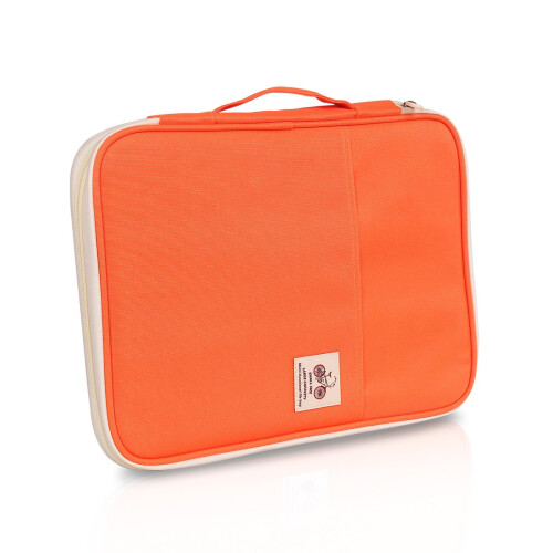 A4 Document Case,Conference Folder with Zip and Handle,Notepad Carrying Case with Various Pockets Suitable for 1