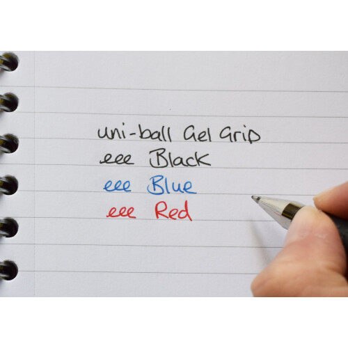 Uni-Ball UM151S Rollerball Pens Grip 0.7 mm Tip 0.5 mm Stroke Width (12 per pack) - Blue 2