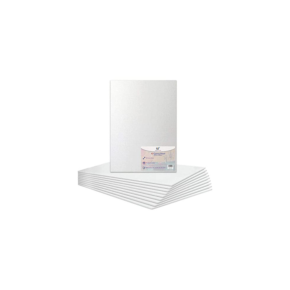 A3 Canvas Panel Stretched Blank Canvas Board Primed Artist Boards 100% Cotton For Oil Paint Acrylic Painting Mixed Media-image-OPC-PDS29MM-NEW