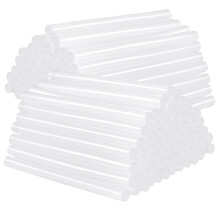 500 PCS 7mm x 100mm Hot Glue Gun Sticks, Clear Mini Hot Melt Glue Gun Sticks, Adhesive Glue Sticks for DIY Craft