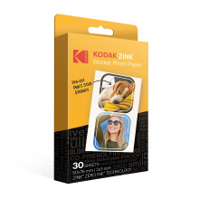 2"x3" Premium Zink Pre-Cut Sticker Fotopapier (30 Vellen) Compatibel met alle Kodak 2x3" Instant Print-producten -
