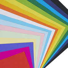 Vivid Paper Stack, 500 Sheets, 80 GSM, A4, 17 Assorted Colours, Crafting, Children Art Activities and Scrapbooking,