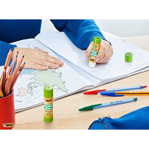 BIC Ecolutions Glue Stick (Box of 20), Green, 21g 1