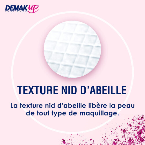Oval makeup remover pads DemakUp Expert 50 units 2