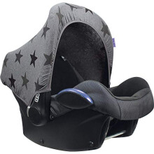 Hoody Cover for Baby Car Seat/ Pram/ Stroller/ Pushchair, Universal Fit, Protects from Sun, Wind and Light Rain, UPF 50+