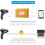 NT-1228BC Bluetooth CCD Barcode Scanner Handheld USB Wireless Bluetooth Wired 1D Barcodes Imager for Mobile Payment 6