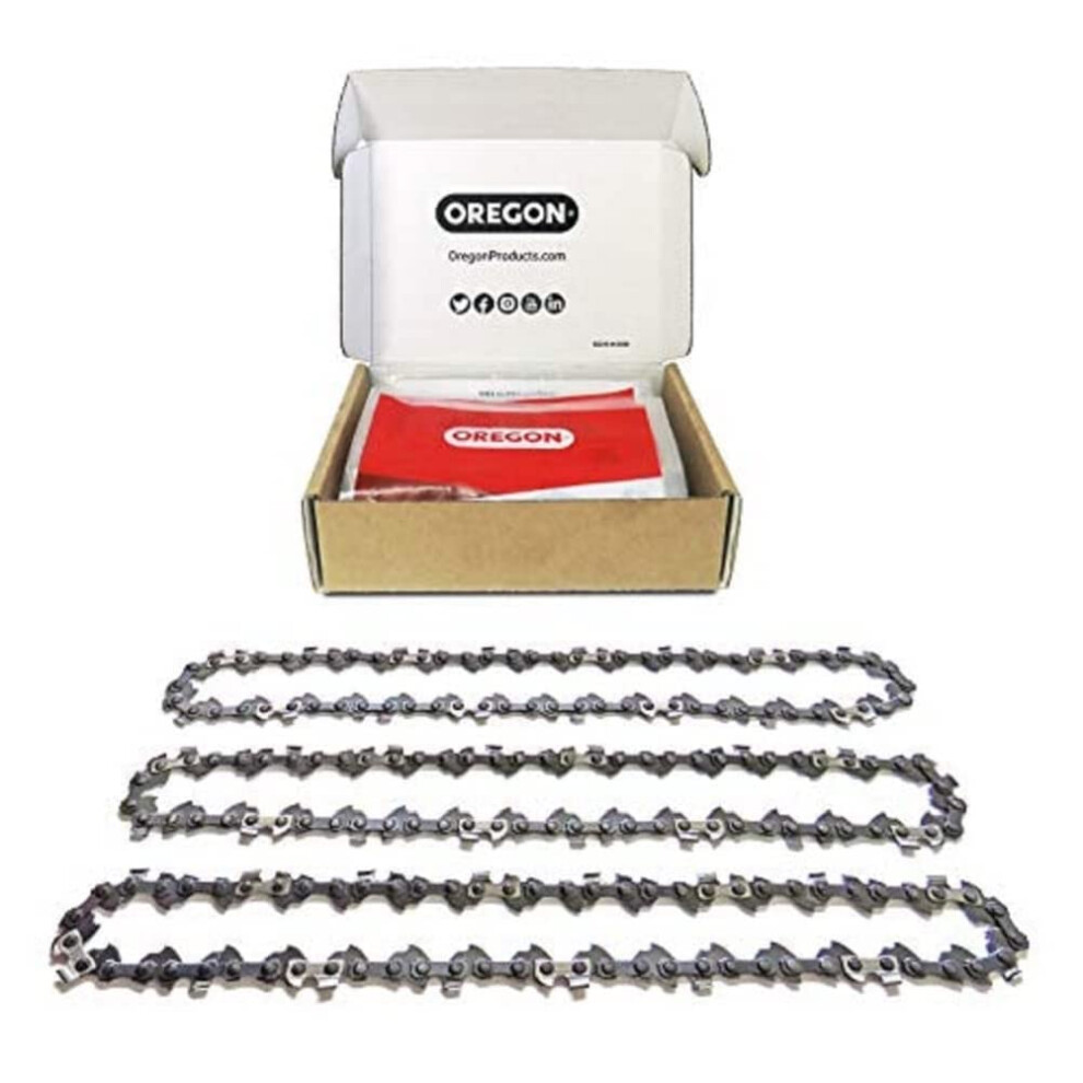 3-Pack Chainsaw Chain for 14-Inch (35 cm) Bar -50 Drive Links â low-kickback chain fits several Stihl models (91P050X3