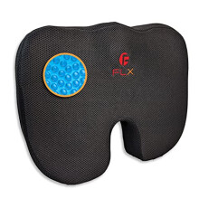 Orthopedic Memory Foam Support Gel Cushion for Sciatica, Tailbone and Hip Pain - Pressure Relief on the Back and Coccyx