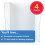 Tri Fold Boards-Pack of 4, Plain White, for Displaying Table Top Projects and Presentations (EV235),122 x 91 cm 2