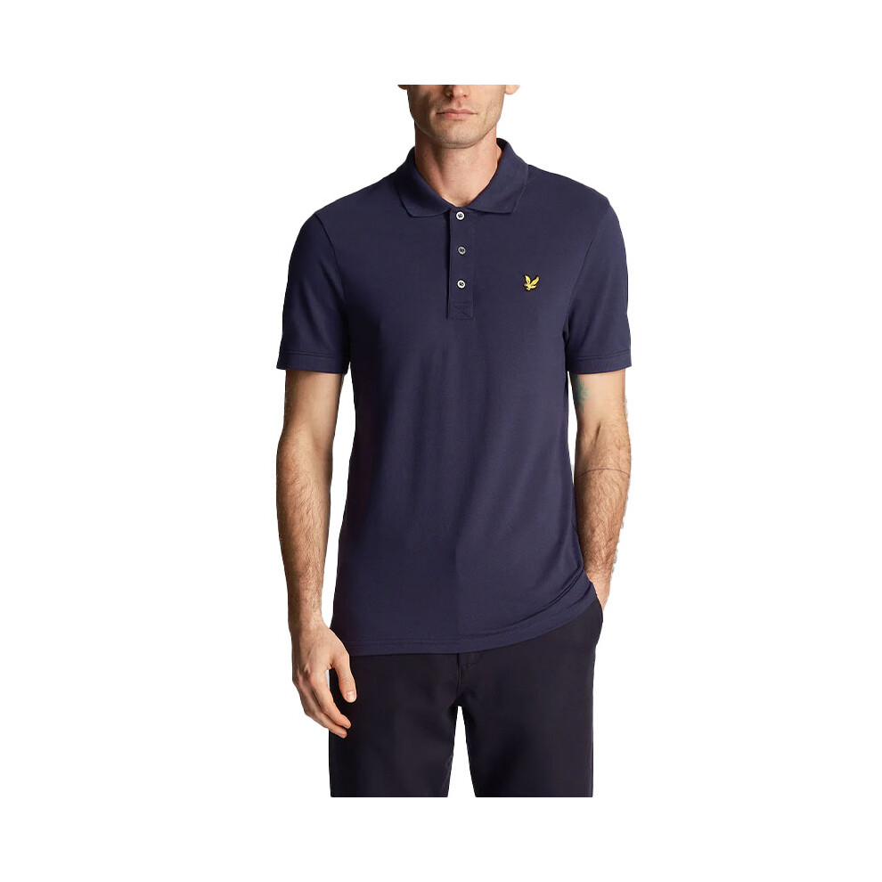 (Navy, L) Lyle & Scott Mens Polo Shirt