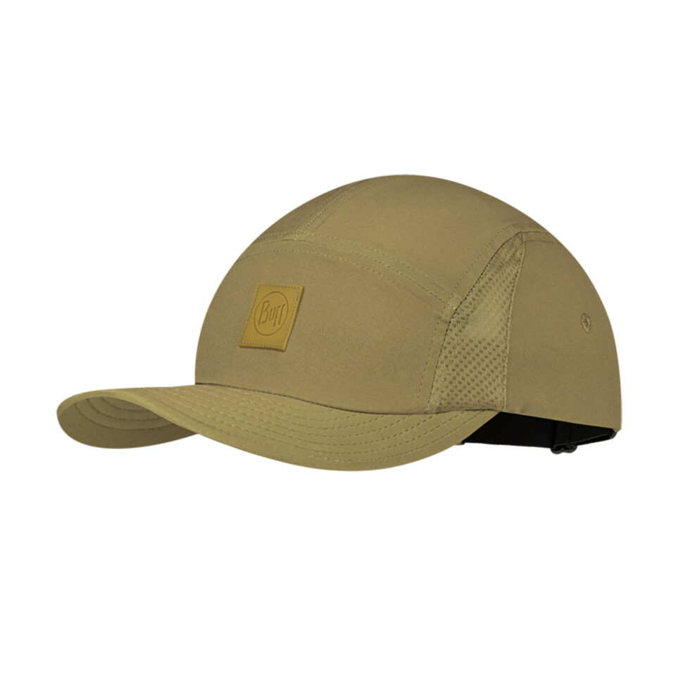 (L/XL, Fawn) Buff Unisex 5 Panel Go UPF 50 Running Hat Cap