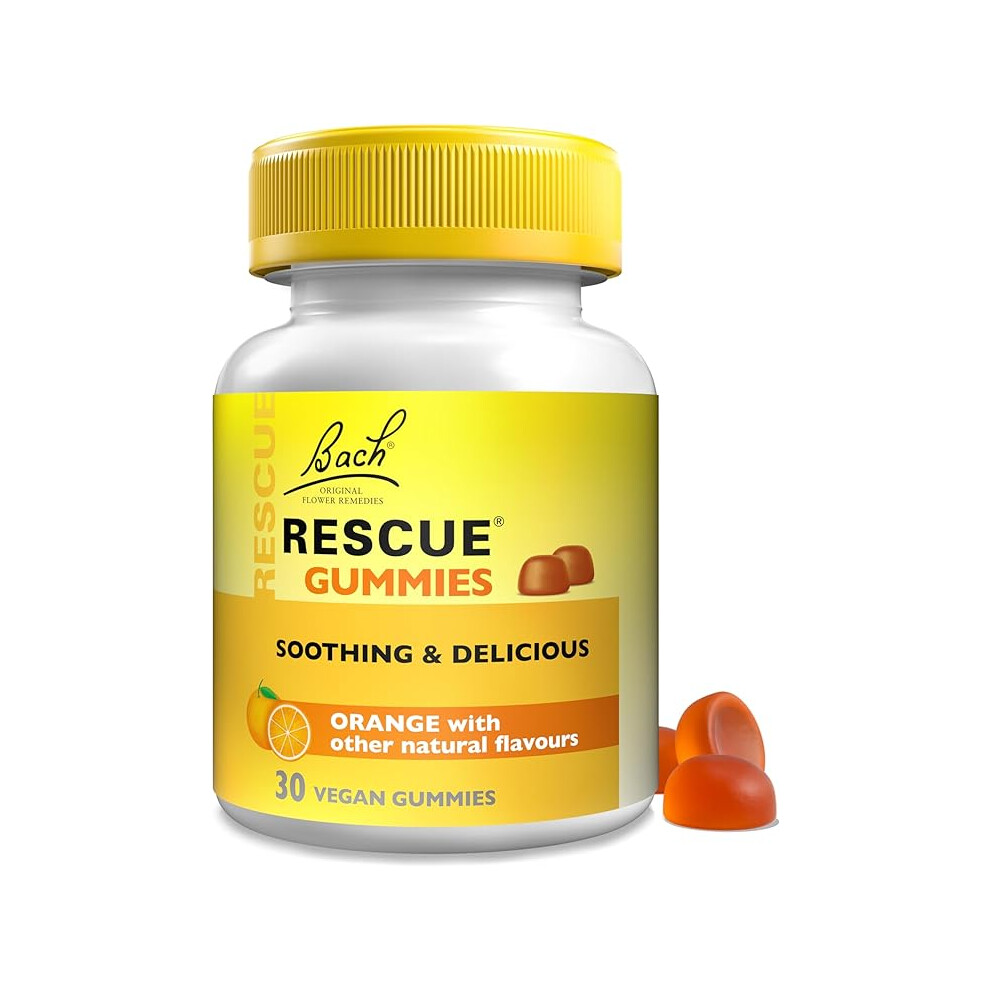 Rescue Remedy Gummies Orange 30 Vegan With Other Natural Flavours