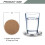 Forest Pattern Coasters - Round Drinks Absorbent Stone Coaster Set W 3