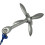 Folding Grapnel Kayak Anchor Kit 1.5KG (Rope Float Hook Shackle) 11