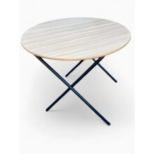Round Folding Table (Beechwood Top)