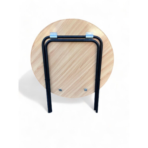Round Folding Table (Beechwood Top) 1